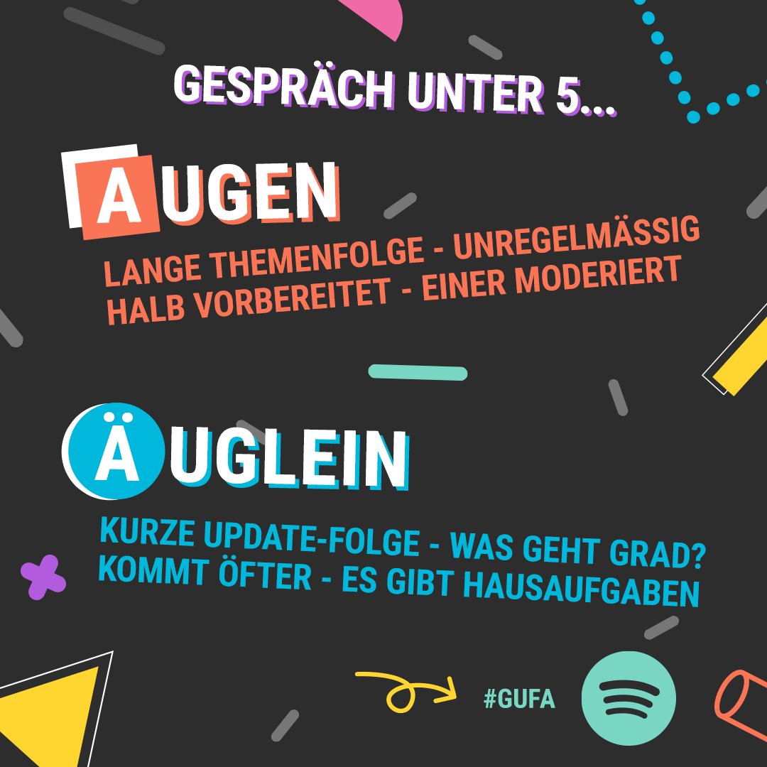 gufapod's tweet photo. Damit eure Ohren ab Sonntag wissen, was sie hören hier eine Erklärung der Augen und Äuglein. Klar soweit? #gufa https://t.co/vqeKDy8AD9