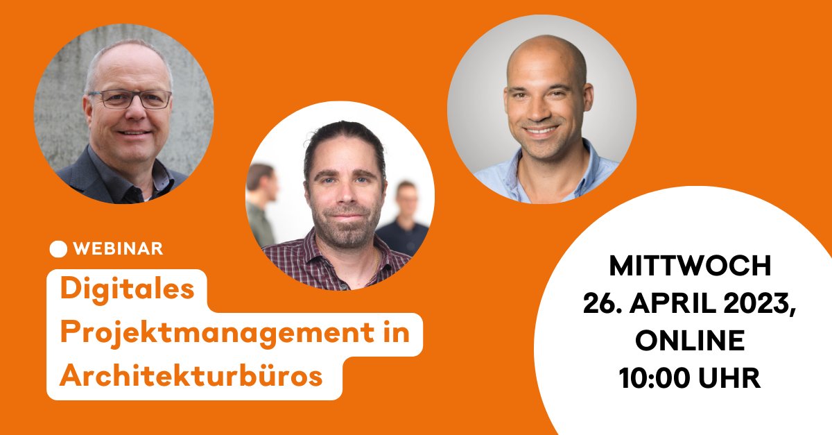 sminocom's tweet photo. Digitales Projektmanagement in Architekturbüros – mehr Effizienz und weniger Stress in 2023.

Das ist das Motto unserer Panel Diskussion zur Digitalisierung in Architekturbüros am 26. April 2023 um 10 Uhr.

Weitere Infos und Anmeldung ⬇️
https://t.co/UmFkNnU3dM https://t.co/DflFU2ay5s