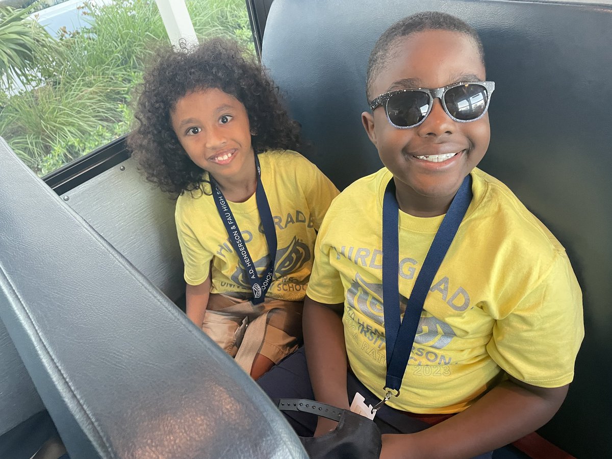 3rd Grade is off to <a href="/biscaynenature/">BiscayneNatureCenter</a> center! We are excited to learn about the plant life on the island and to dissect a squid! <a href="/ADHUS_FAUHS/">ADHUS & FAU HS</a> @ADHUSelementary