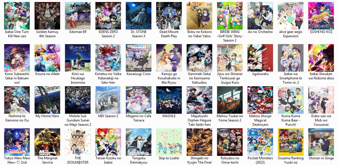 مُجلّدات مصورة لأنميات الربيع 2023
رابط التحميل : mega.nz/file/Qp5GUa7L#…