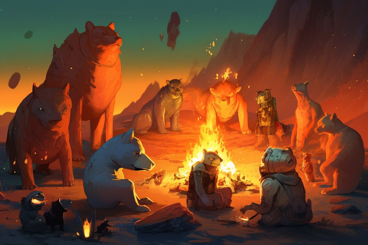 Degen Zoo started 24 hrs ago: 

Approx 35M tokens locked, 8M burned, 4k minted

- 7.8M tokens burned (790 animals)  
- 13.5M  $wDZOO on v2 egg staking
- 15.4M $DZOO on v1 ETH staking
- 1.2M on $wDZOO v1 staking
- 5.6M on DAO Farm
- 1 killed

 110 animals left until 200M  🔥