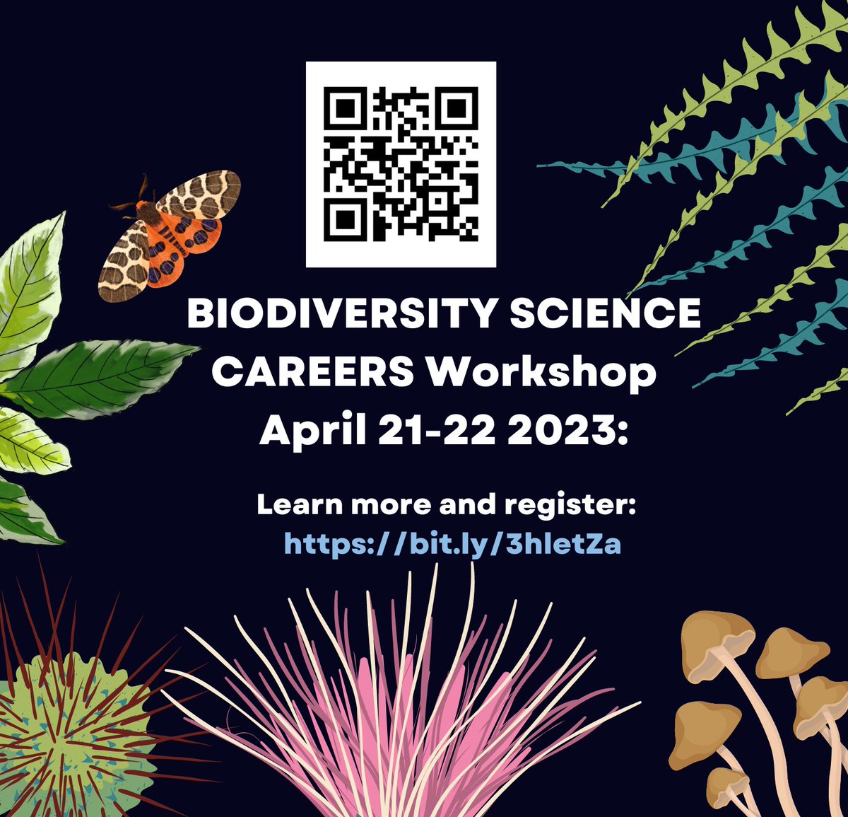 Exciting Undergrad Opportunity: Engage w/ scientists &amp; learn about the exciting world of biodiversity science at the Careers in Biodiversity Sciences Workshop at <a href="/NMNH/">Smithsonian NMNH</a>, April 21-22. The workshop is no-cost BUT spaces are limited. Learn more &amp; apply today: bit.ly/3hletZa