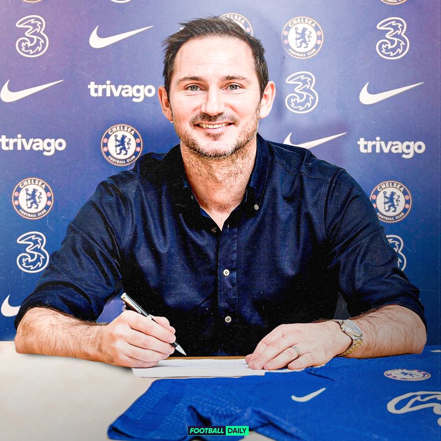 CFCBlues_com's tweet photo. 🗣 Frank Lampard:  "It's nice to be back. It was a pretty easy decision for me. This is my club." 💙 https://t.co/3g88C8IJhh