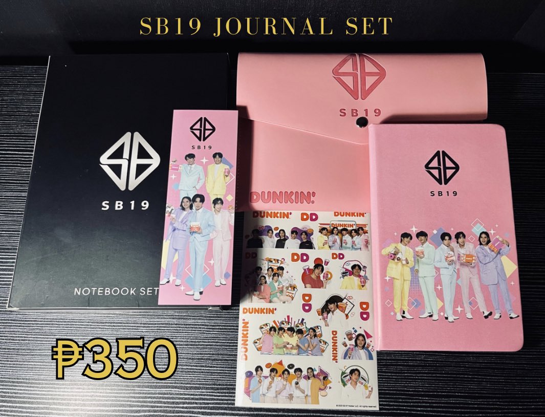 classycoest2023's tweet photo. wts | lfb | wtb | lfs

SB19 JOURNAL SET FOR SALE💌
- Complete inclusion.
- Pink variant.

reply mine if inch🪄 mine basis🪄 
#classycosells #Album #NCTDREAM #NCT127 #exo 
@blah_arjii https://t.co/ysV51N78do