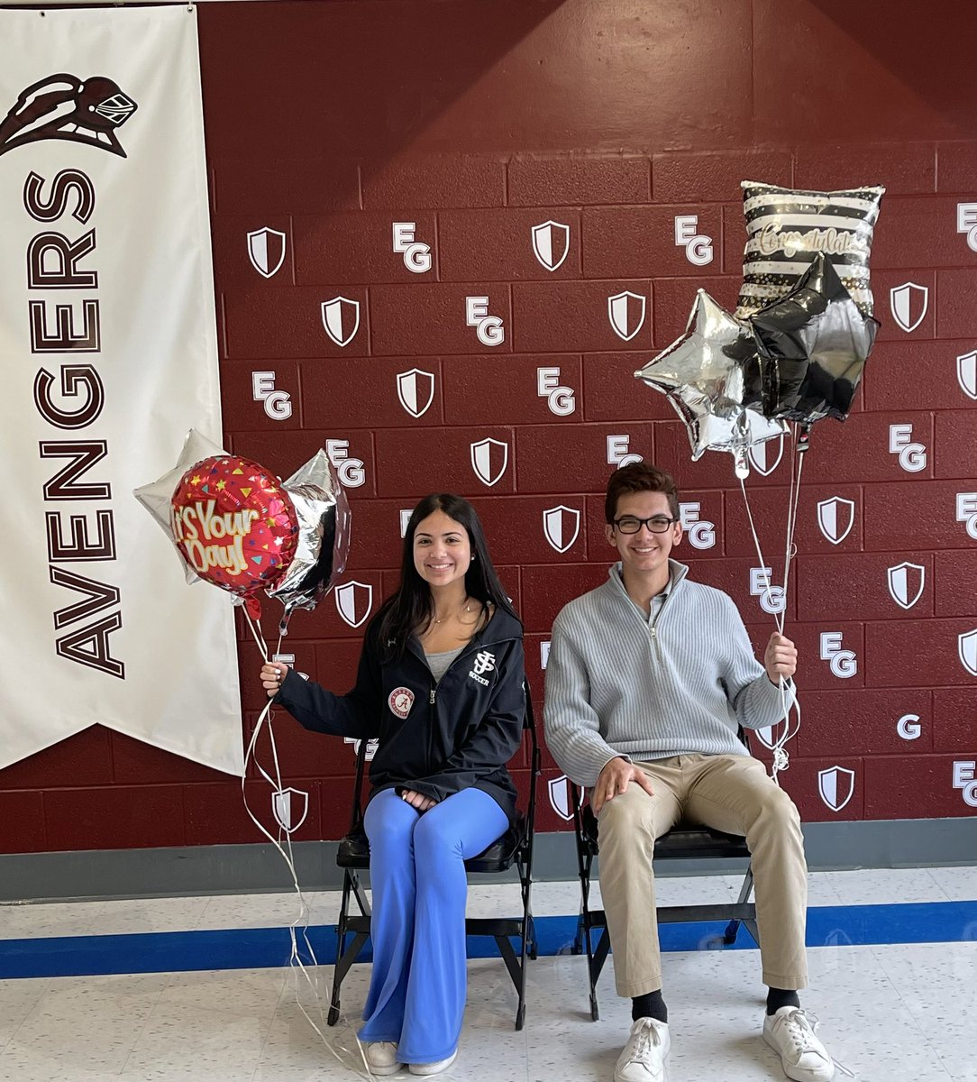 AflahertyEGHS's tweet photo. Congratulations to our Class of 2023 Valedictorian and Salutatorian:  Cayetano Sanchez and Riley Gopalakrishnan.  The EG community is so proud of you! #EGPS. #EGHS. #EGAvengers https://t.co/TOOGUhmnHG