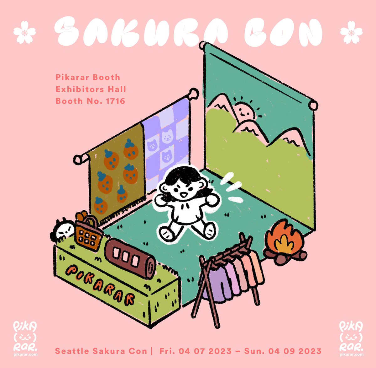 pikarar's tweet photo. See ya soon @SakuraCon I’ll be in the exhibitor hall this time ⭐️ https://t.co/i1Cczc9HOT