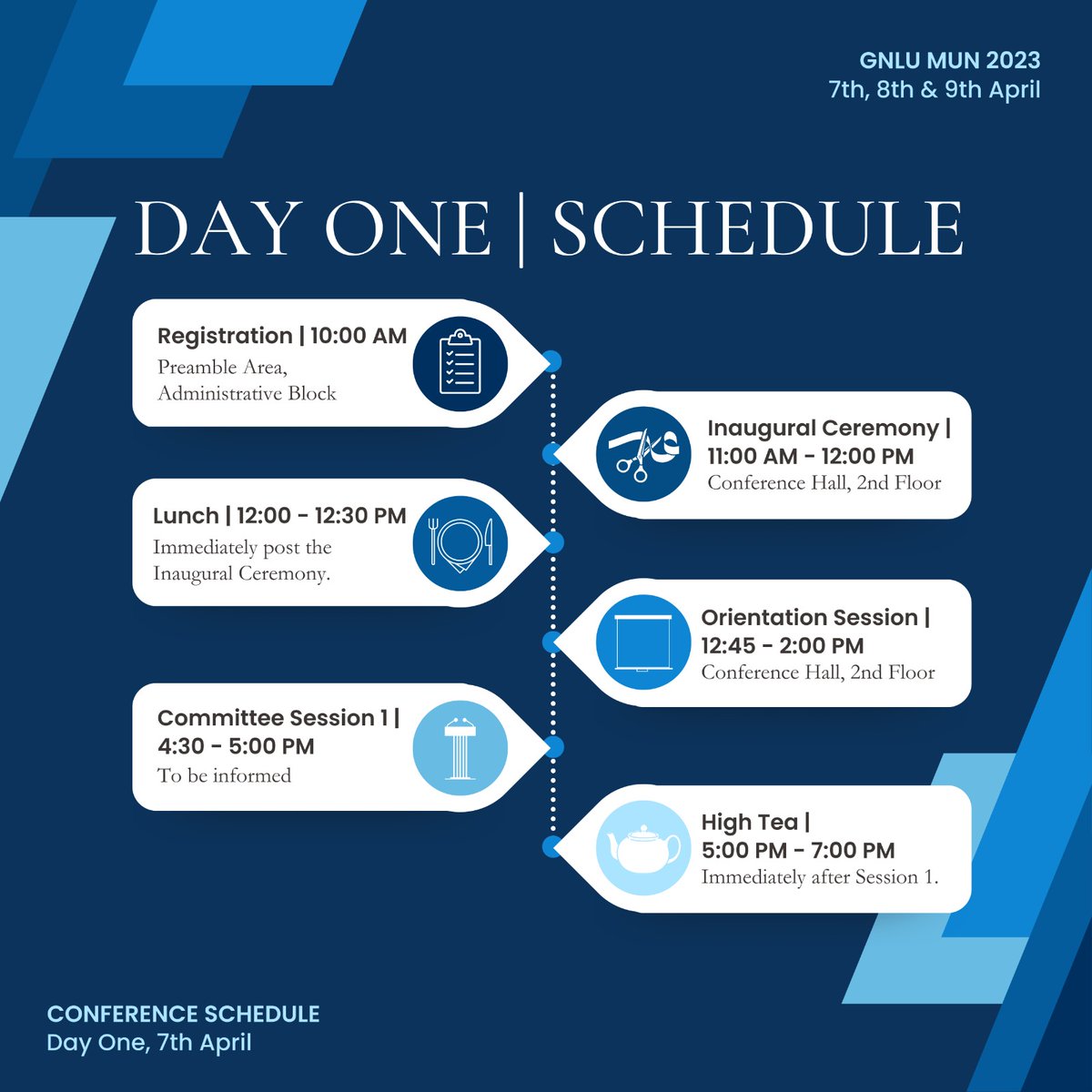 gnlumun's tweet photo. We are ready! The Itinerary for tomorrow's event is out! Check out and be the part of the inaugural ceremony of this great event! See you all! #TIE4Welfare https://t.co/oV23fANj2d