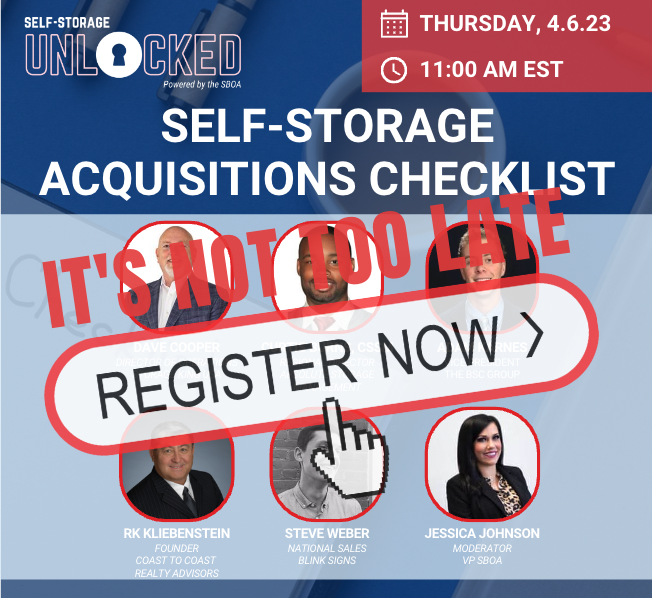 thesboa's tweet photo. 𝑻𝑶𝑫𝑨𝒀! 🔓#SelfStorageUnlocked: #Acquisitions Checklist
It's FREE - Register now and follow us on Eventbrite to stay up to date with all #SBOA webinars: https://t.co/gx8ZZ1mgQU
Jessica Johnson has another all-star lineup for you!
#SelfStorageExperts #SBOA #selfstorage https://t.co/ohtnoRRYkv