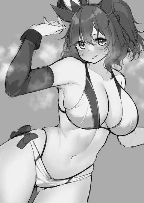 #ウマ娘アストンマーチャンのグレーラフですぶいぶい 