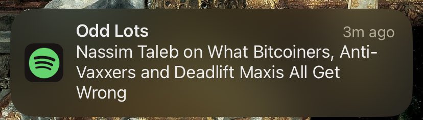 Wake up babe taleb is on a podcast speaking on deadlifting