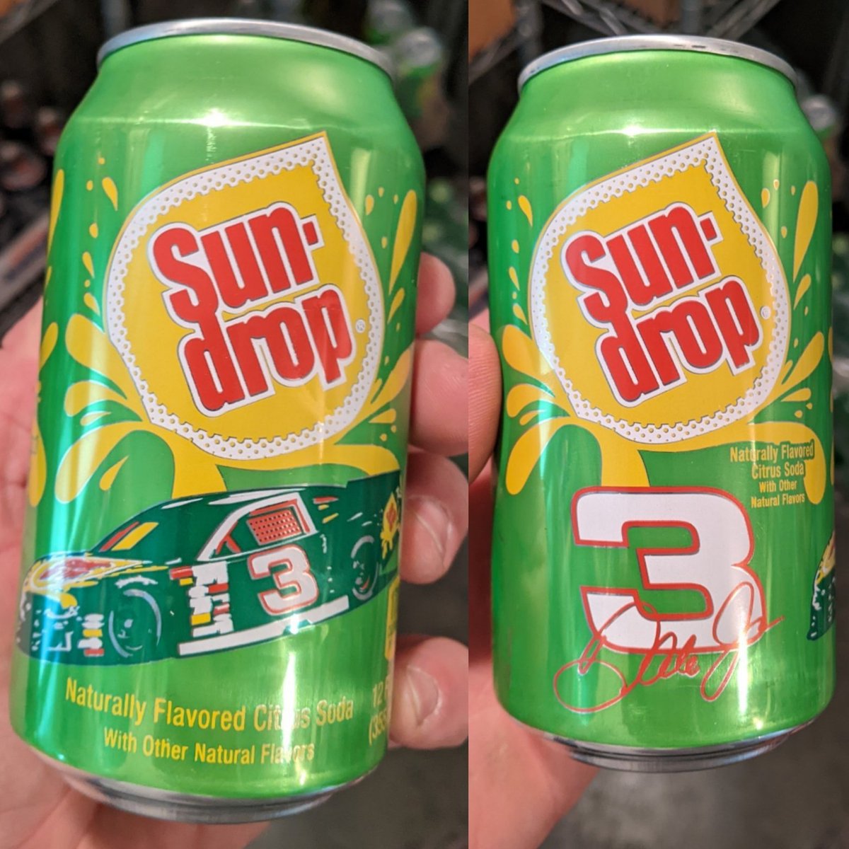 KyleArmstrong53's tweet photo. Now this is a drink can I can get behind! #SunDrop @DaleJr @CARSTour https://t.co/jz2v41sjzb