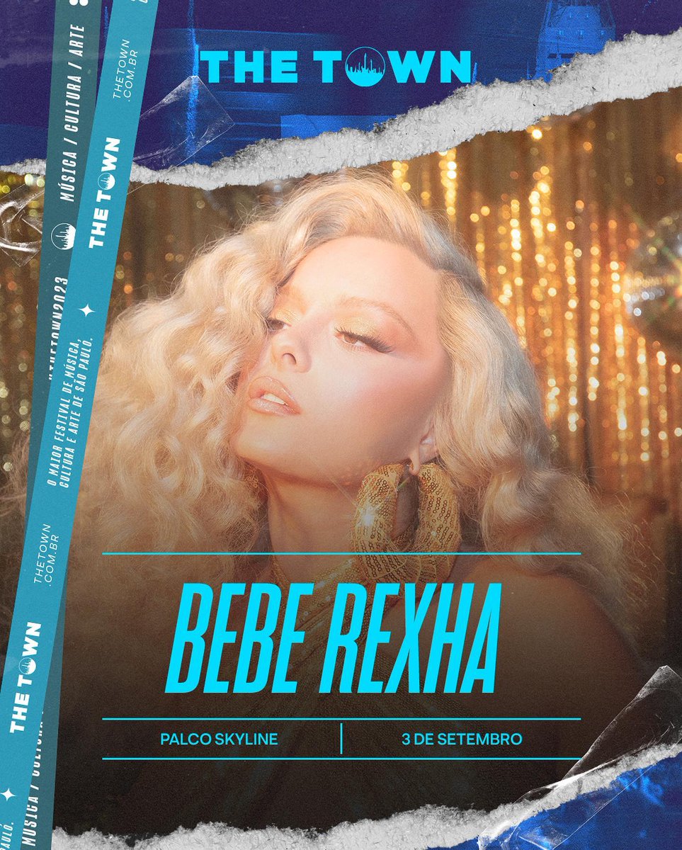 RexhaBrasil's tweet photo. Completando o line-up do dia 3 de setembro, @luisasonza se junta a @BebeRexha, @BrunoMars e @alokoficial no Palco Skyline do @thetownfestival! 🔥 https://t.co/veteOVqDp8