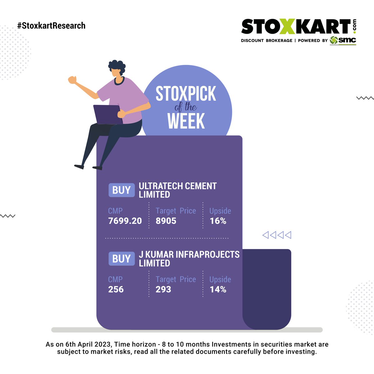 stoxkartonline's tweet photo. Stox Pick of the Week!

Two Fundamental #Stocks of week to strengthen your portfolio.

#Stockideas #StoxPick #tradingonline #tradingstocks #stockinvestments #Stockmarketindia #smartinvestments #investmentadvisor https://t.co/zdIyZtrrev