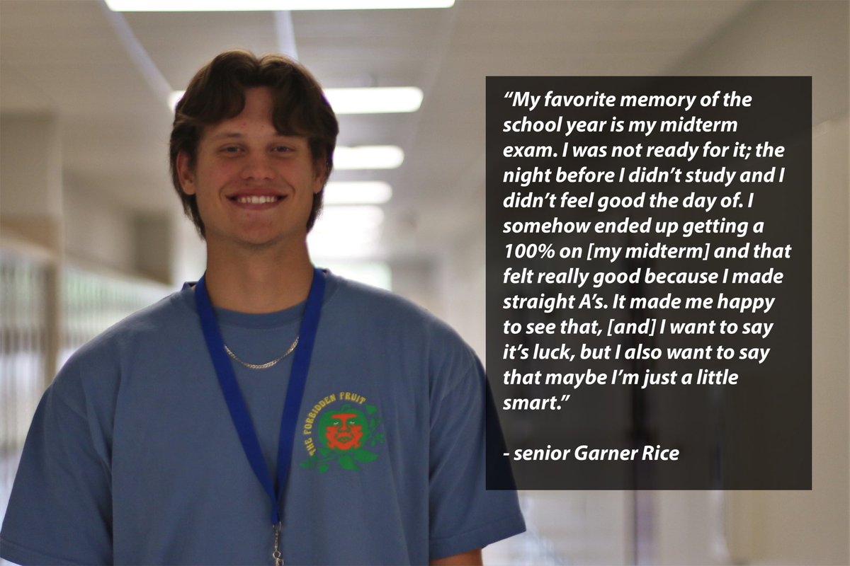 “My favorite memory of the school year is…”