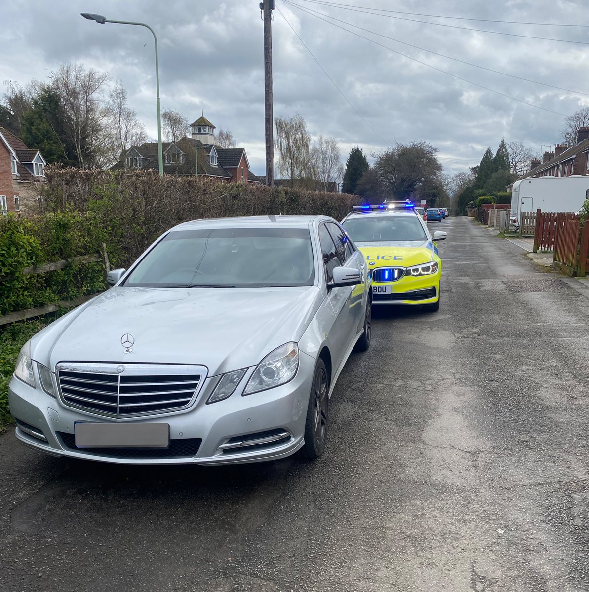 NSRAPT's tweet photo. This vehicle was seen to contravene a no entry sign ⛔️ in @PoliceStow. Vehicle stopped nearby and checks reveal the driver has no licence 🪪 no insurance and was not wearing a seatbelt. Vehicle #seized under #S165 and driver #reported for all offences. 

#PC700 https://t.co/bO5DAcL4Wp