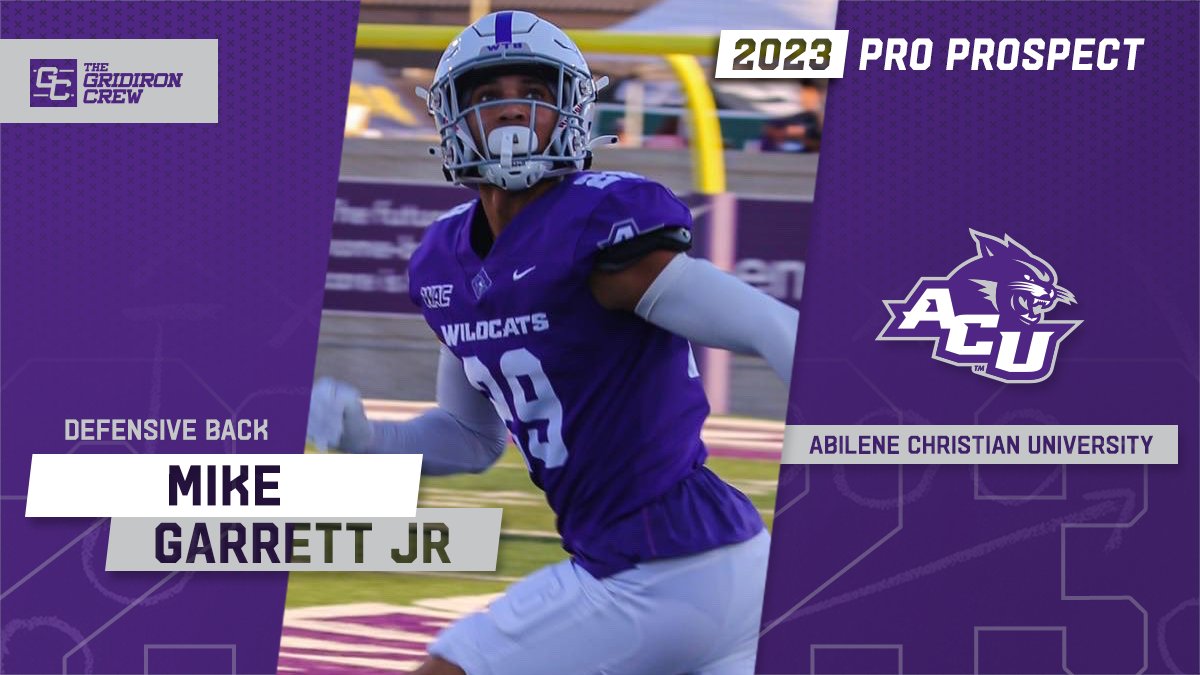 Gridiron_Crew's tweet photo. ⚠️ Attention Pro Scouts, Coaches, and GMs ⚠️

You need to look at 2023 Pro Prospect, Mike Garrett Jr @MGJ_29, a DB from @ACUFootball

#2023ProProspect #DraftTwitter #NFLDraft #CFL #XFL #USFL #ProFootball 🏈

👀 See our Interview: https://t.co/9gcAFHJdzG https://t.co/18Bc51lgZu