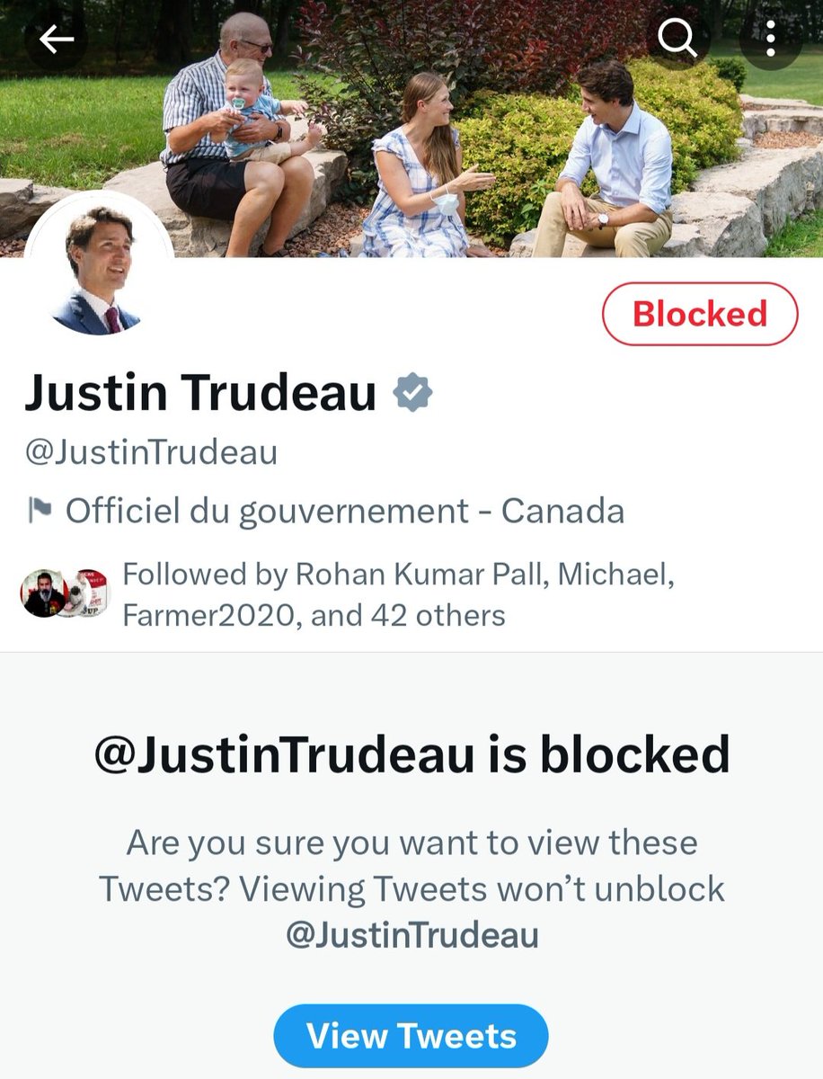 Good morning Twitter. Remember to #BlockTrudeau today in protest of Bill C-11. Spread the word! #KillBillC11 #BlockTrudeau