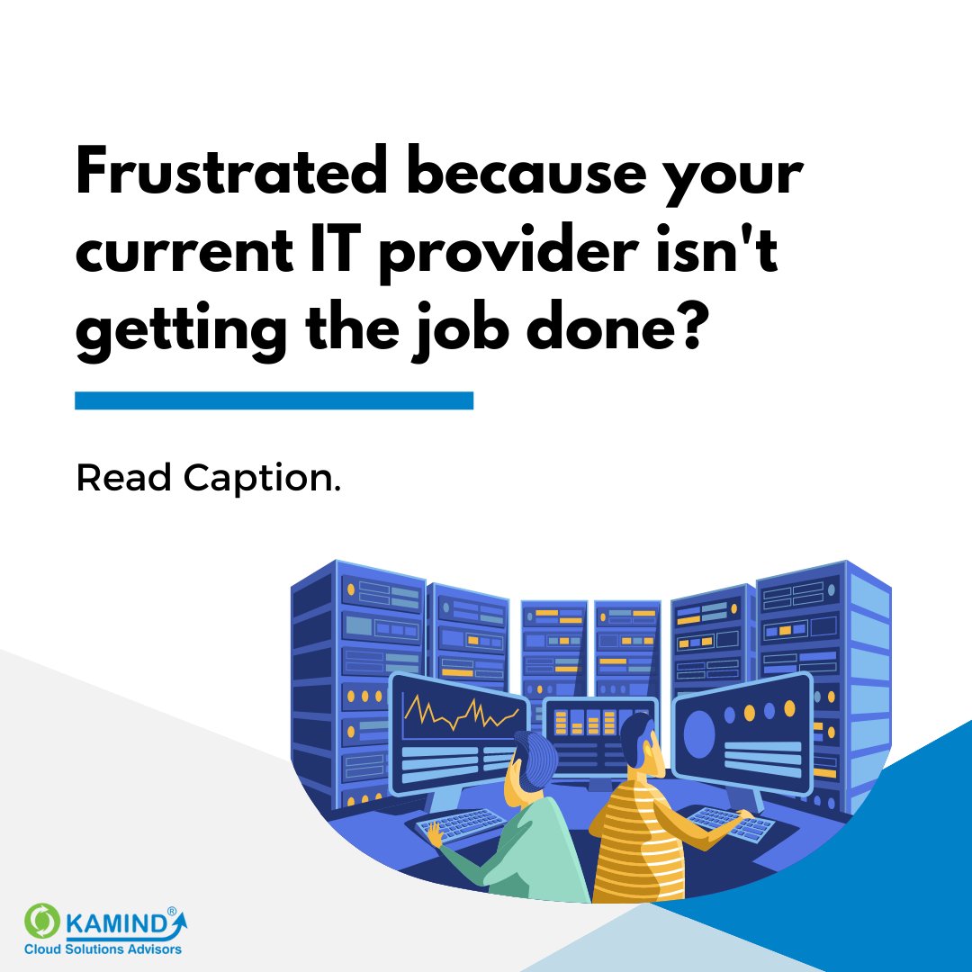 kamindit's tweet photo. When you have a good managed IT provider on your side, they can help you find the best technology to improve efficiency and productivity in your organization while keeping you secure from hackers so that you can get back to running your business.

Send us a message to learn more. https://t.co/JG3PduT2d7