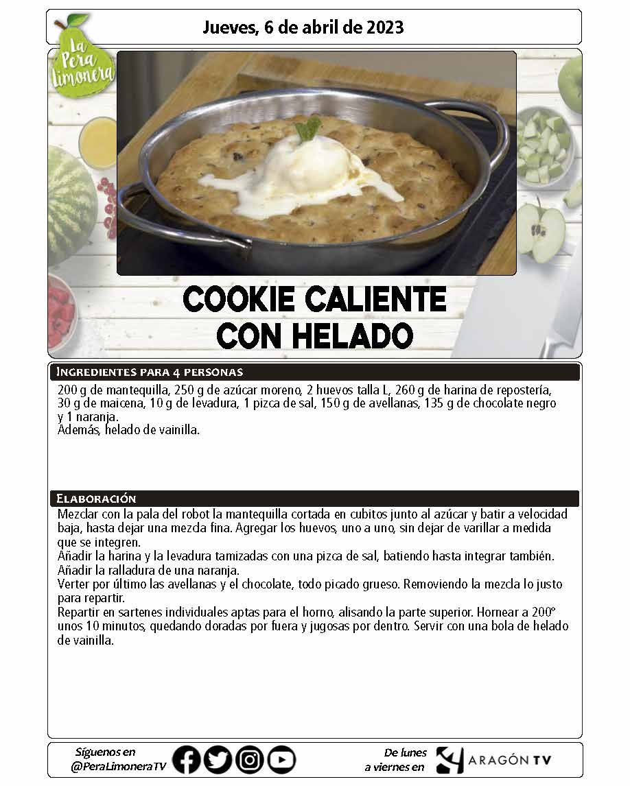 PeraLimoneraTV's tweet photo. Hoy preparamos una ENTRAÑA DE TERNERA EN ADOBO CON PATATAS HOJALDRADAS que se deshace en la boca y para el postre, una COOKIE CALIENTE CON HELADO que te dejará boquiabierto. ¡No te lo pierdas!

📺De L a V @aragontv 🕙10:00h
👨‍🍳@daniel_yranzo_cocinero https://t.co/a3XpwYb7Jj