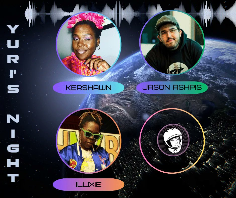 YurisNight's tweet photo. Even MORE DJs spinning at #YurisNightLA under the Space Shuttle and dueling in the Kelp Forest! Our fabulous lineup includes:
Kershawn
Jason @Ashpis
ILLIXIE @kagomebae
Party tix: https://t.co/uvGhbkQq23
🎧 🎶 🎤 🚀 🪩 https://t.co/PqFxW5Vw9u
