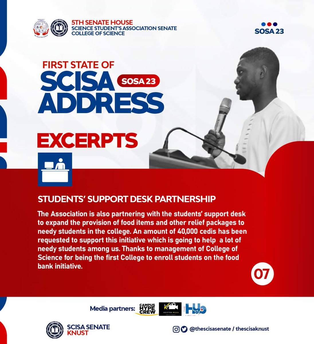 thescisaknust's tweet photo. #WeHoldTheWorld | #StateOfSCISA https://t.co/9lg32tyght