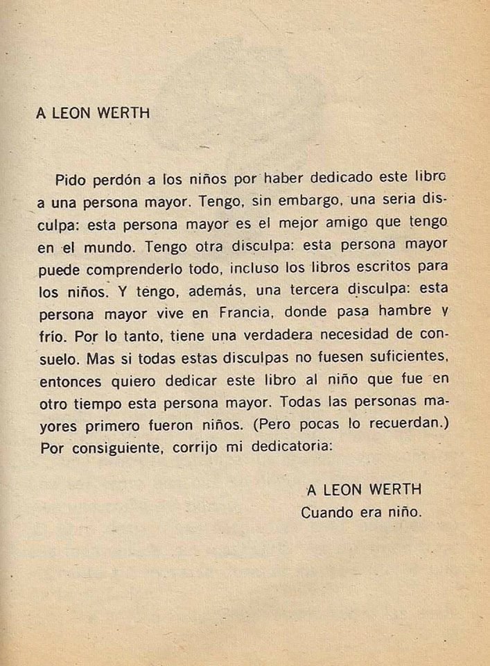 literlandweb1's tweet image. El 6 de abril de 1943, hace hoy 80 años, se publicó por primera vez #ElPrincipito, el libro más vendido de la literatura francesa y que Saint-Exupèry precedió de una de las más bellas dedicatorias de la historia