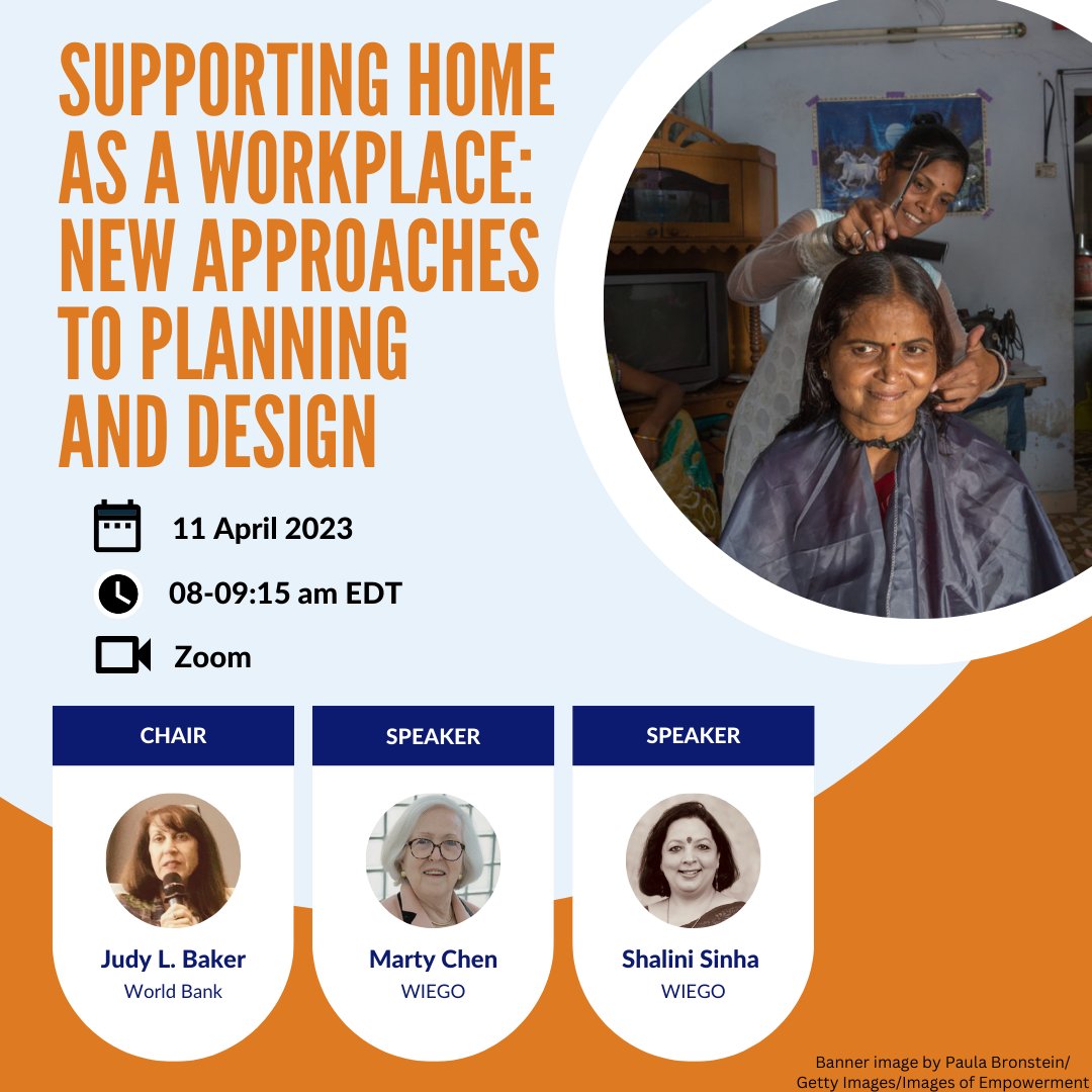 WIEGO (@wiegoglobal) on Twitter photo Before COVID, there were an estimated 2️⃣6️⃣0️⃣ million workers who worked from their homes.
This has profound implications for how houses & settlements are designed and for how we plan cities.
Join our upcoming webinar with <a href="/WBG_Cities/">World Bank Cities</a> to find out more ➡️ wiego.org/events/support… Before COVID, there were an estimated 2️⃣6️⃣0️⃣ million workers who worked from their homes.
This has profound implications for how houses & settlements are designed and for how we plan cities.
Join our upcoming webinar with <a href="/WBG_Cities/">World Bank Cities</a> to find out more ➡️ wiego.org/events/support…