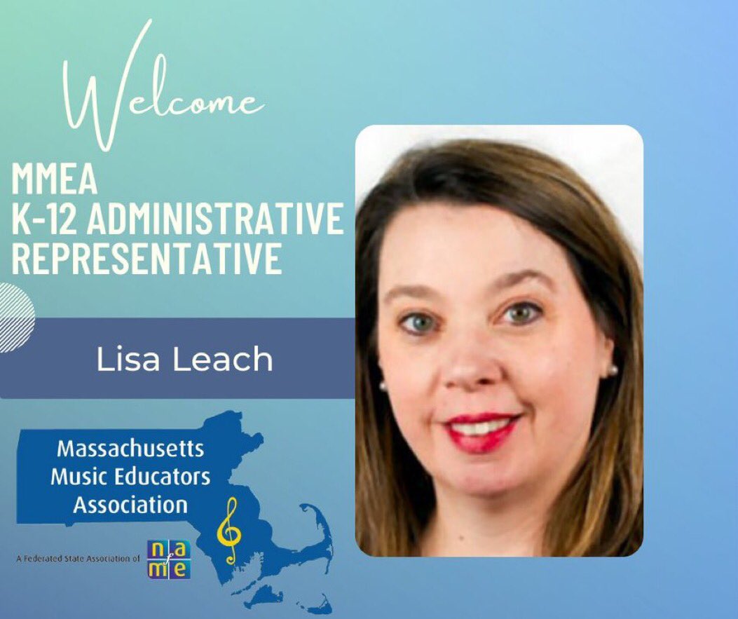 Congratulations to our <a href="/worcesterpublic/">Worcester Public Schools</a> Performing Arts Liaison, Lisa Leach, elected to the <a href="/MAMusicEd/">Massachusetts Music Educators' Association</a> Board.