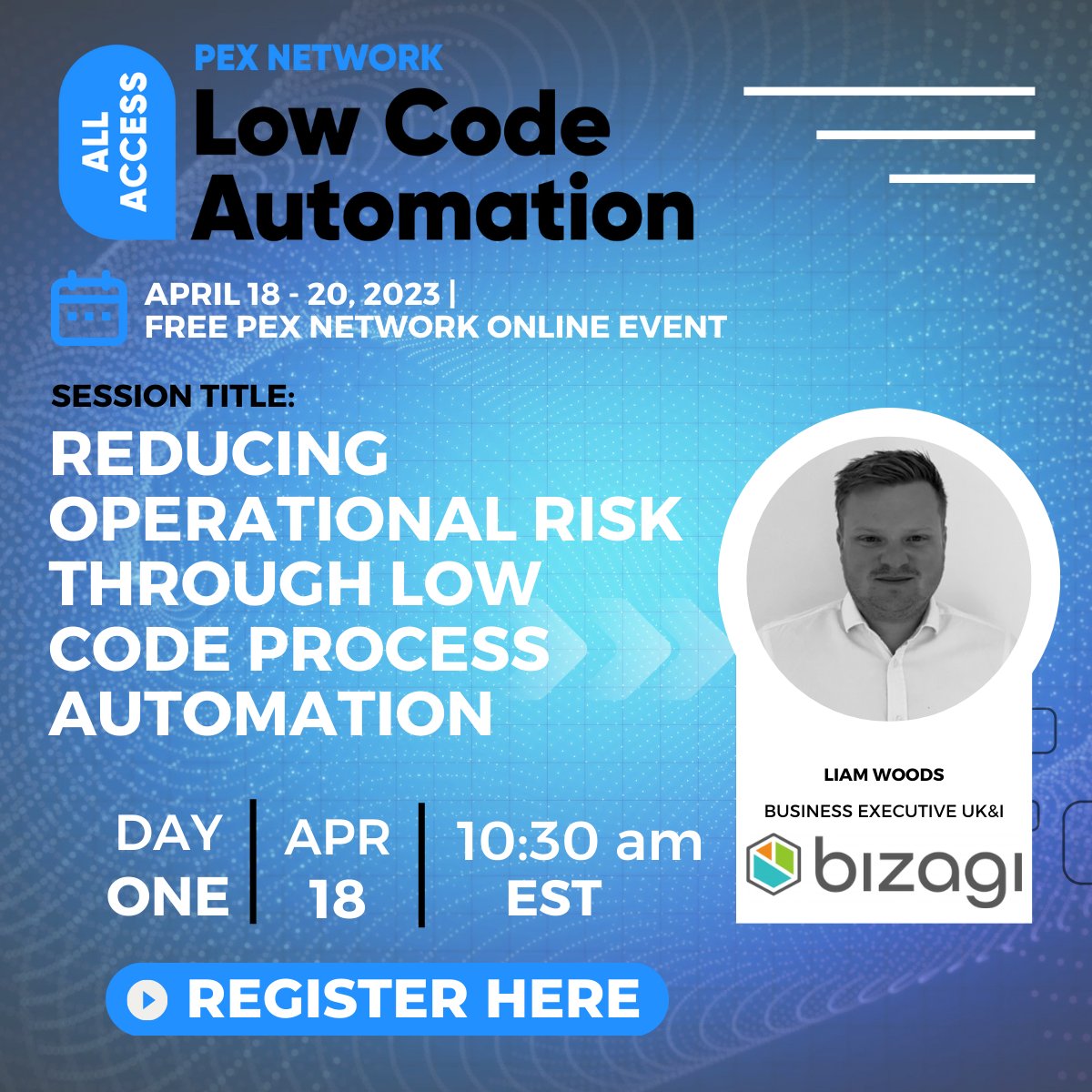 PEXNetwork_Team's tweet image. ✅ Hear from Liam Woods, Business Executive UK&amp;amp;I at @bizagi, on 19 April at All Access Low Code Automation 2023.

📋 To keep up to date with our latest speakers and sessions, make sure to register here: bit.ly/3z6BowF

#pexnetwork #lowcode #nocode #processexcellence