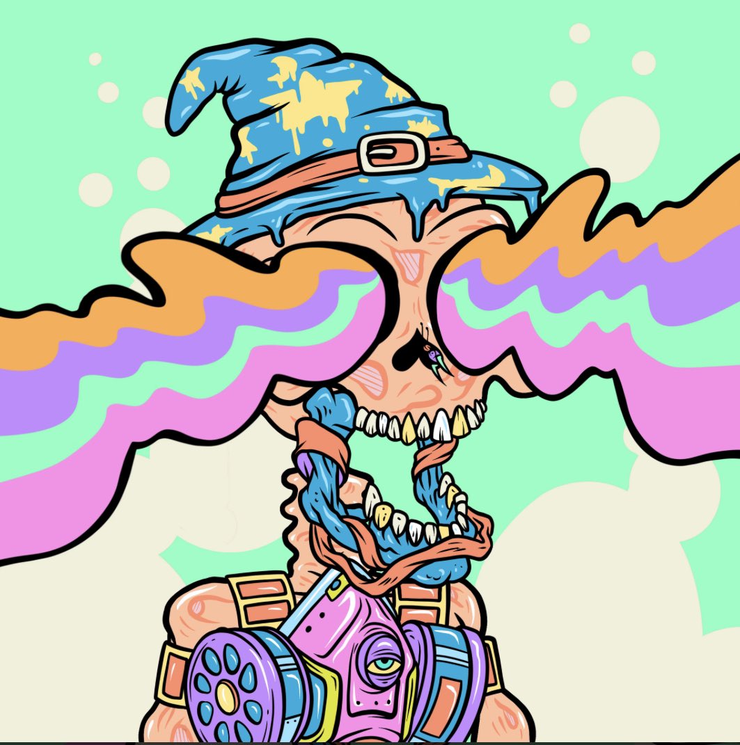 CryptoTare's tweet photo. This is a very toxic ART . Different from others NFTs @ToxicSkullsClub and the community is the strongest I have seen. https://t.co/xFRs1rcfra