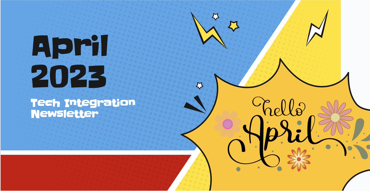 MK_EdTech's tweet image. Check out our April 2023 edition of the Technology Integration Newsletter. It has loads of great resources including Easter Jamboards that you can use today!

docs.google.com/presentation/d…