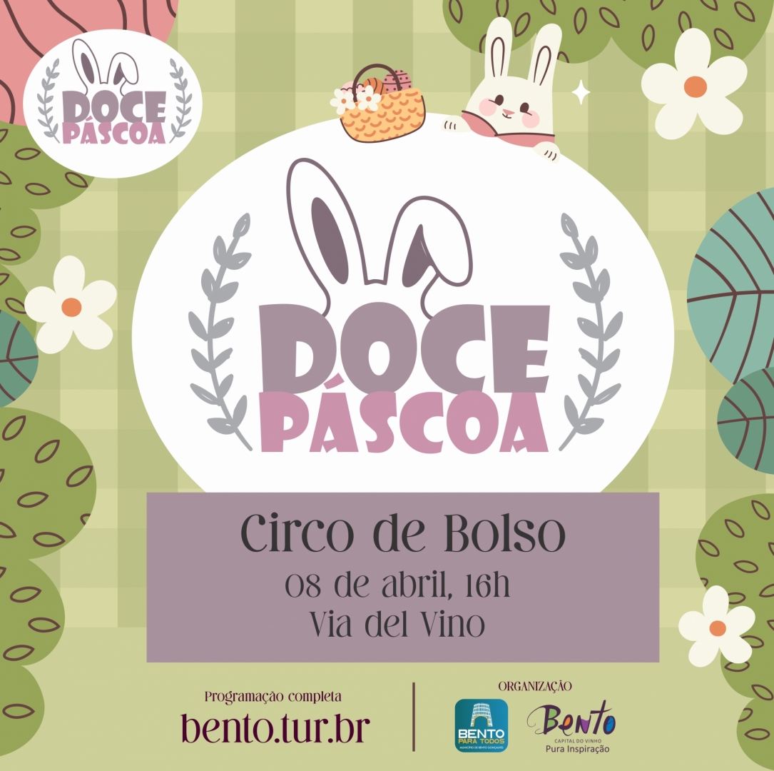 Turismo_Bento's tweet photo. E neste sábado teremos mais uma apresentação na Via del Vino!
Venha prestigiar esse momento feliz com a sua família! 🐰🌼

#docepascoa #cultura #pascoa #ressurreicao #bentopurainspiracao https://t.co/mmjYmMb0p7