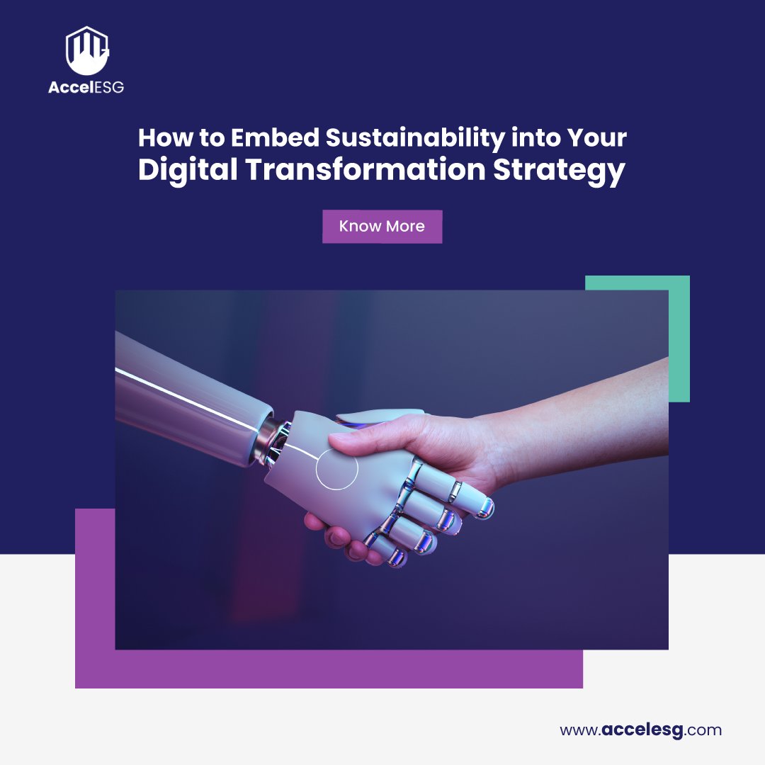 accel1horizons's tweet photo. Embedding sustainability into your digital transformation strategy is not only good for the planet but also good for your business.
#ESG
#Sustainability
#SocialResponsibility
#EnvironmentalImpact
#CorporateGovernance
#ResponsibleInvesting
#ImpactInvesting
#AccelESG https://t.co/zBs5k4t2d5