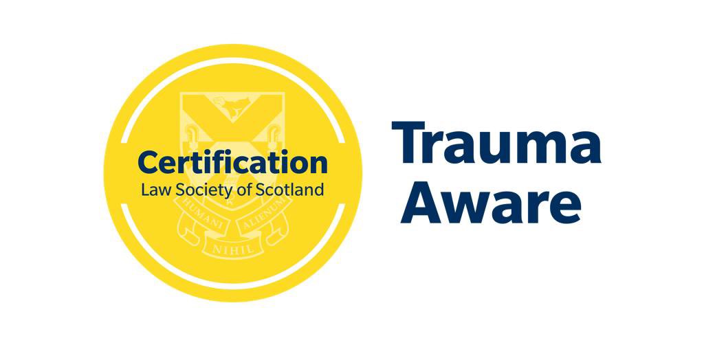 Delighted to have passed my Trauma Aware Certification Course through the <a href="/Lawscot/">Law Society Scotland</a>. It was an incredibly interesting course and I’m excited to put it all into practice!