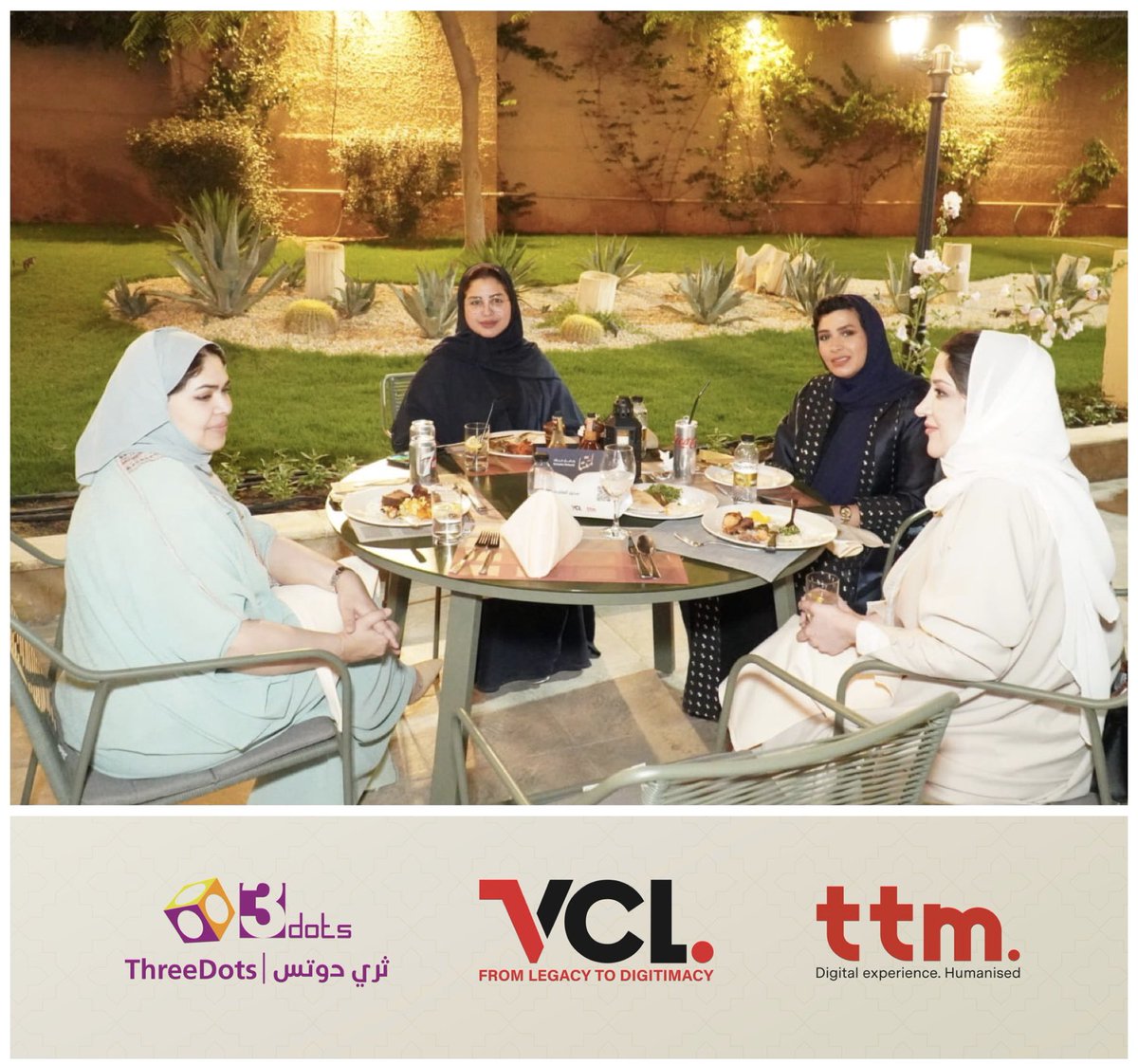 في أجواء رمضانية مليئة بالحفاوة، سعدنا ليلة البارحة و بالشراكة مع شركائنا <a href="/TTMassociates/">TTM associates</a> &amp; <a href="/VCLLTD/">VCL Ltd</a> بإقامة ملتقى سحور"لمتنا" في فندق إنتركونتننتال احتفاءً بشهر رمضان المبارك بتشريف نخبة من القيادات التنفيذية السعودية في الموارد البشرية والتحول الثقافي من مختلف القطاعات والمنظمات.