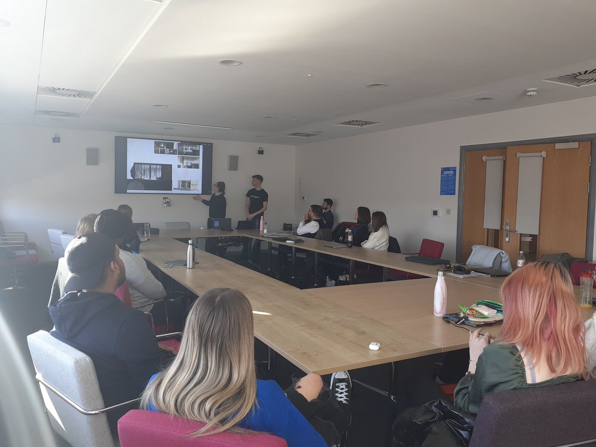 interiorcardiff's tweet photo. We’ve been busy! Ni wedi bod yn brysur! 

Great to get out and about, engage with industry and present design projects as much as possible so far this year. Bendigedig cael mynd allan, ymgysylltu â diwydiant a chyflwyno prosiectau dylunio cymaint â phosibl hyd yn hyn eleni. https://t.co/p9fnp3RFJb