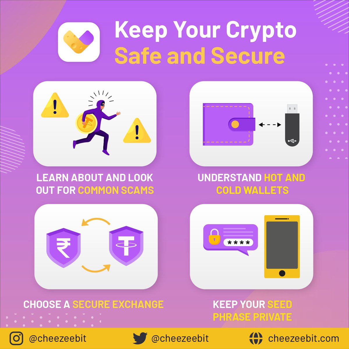 cheezeebit's tweet photo. Hello everyone.......... 
These are the things why you have to choose CHEEZEEBIT P2P Platform... 
Safe and secure.. 

#USDT #Tether #Crypto #cryptocurrency #Bitcoin #TradingPlatform #P2P #SatoshiNakamoto #Sales #cheezeebit https://t.co/p04Zderchl