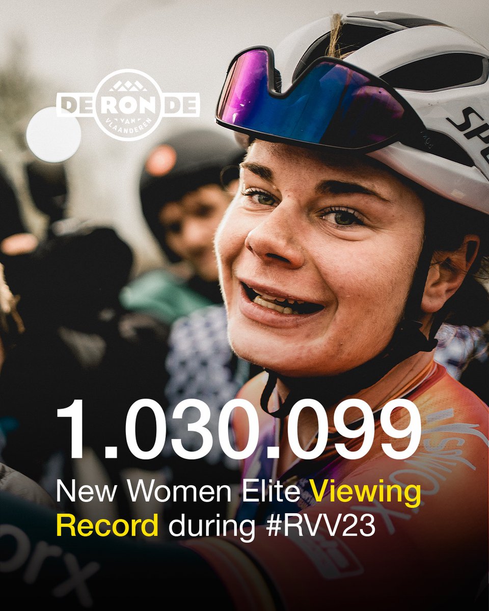 Flanders 🫶 women's cycling. #RVV23 #RVVwomen