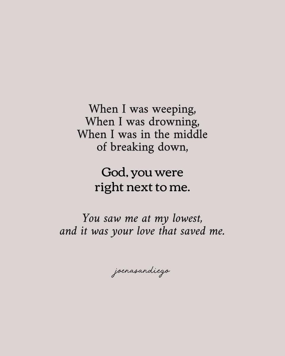 joenasandiego's tweet photo. God, it’s your love that saved me. 🙌🏻🥹 https://t.co/OKmS9k9mWU