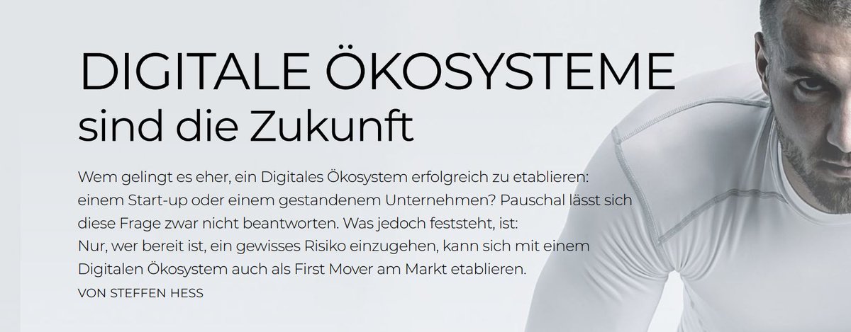 #DigitaleÖkosysteme sind die #Zukunft! – Doch welche Unternehmen können von dem neuen #BusinessModel profitieren?

Als Gastautor im <a href="/db_magazin/">DigitalBusinessCloud</a> (S. 8-9) geht unser Experte <a href="/steffenhess/">Steffen Hess</a> (<a href="/FraunhoferIESE/">Fraunhofer IESE</a>) auf genau diese Fragen zu ##Plattformökonomien ein: s.fhg.de/dbc-magazin