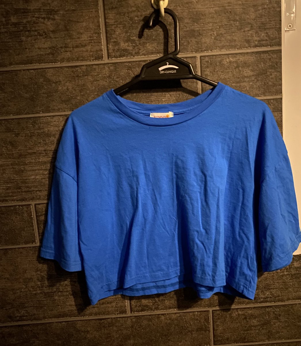 playmirer's tweet photo. เสื้อครอปสีฟ้า 30฿
 📮 40฿ (ไม่บวกเพิ่ม)
#ส่งต่อเสื้อผ้า #เสื้อผ้ามือสอง #ส่งต่อเสื้อผ้ามือสอง #เสื้อผ้ามือสองสภาพดี 
#โล๊ะตู้เสื้อผ้า #เสื้อครอป #ส่งต่อเสื้อผ้ามือ2 #เสื้อผ้ามือ2 https://t.co/955Kli1HhJ