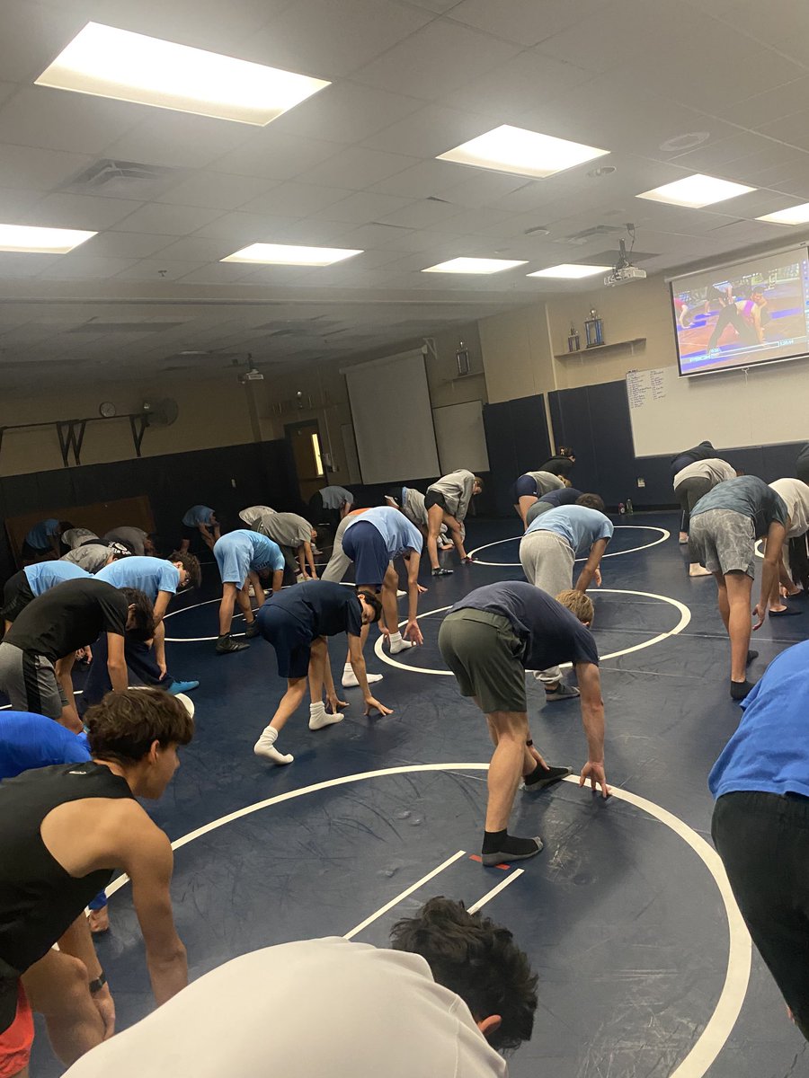 Nothing like starting your day with some Yoga!