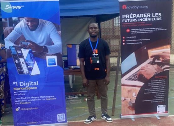 MrTKC_'s tweet photo. @ShoppyMS &amp; https://t.co/BpxmRy5VAK present yesterday at the National Advanced School Of Posts, Telecommunications and ICT (SUP’PTIC). 

@Votio_Victoria / @Votio_Fernandez 
@MougangFrank 
@emile_ghislain 

📸: @MougangFrank https://t.co/IhOJcWfT0l