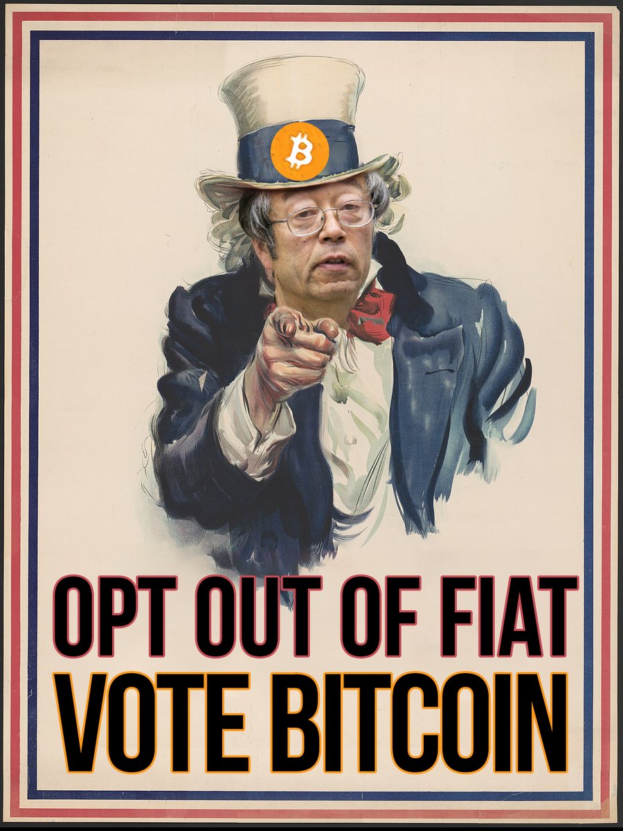 Opt out of fiat.
Vote #bitcoin