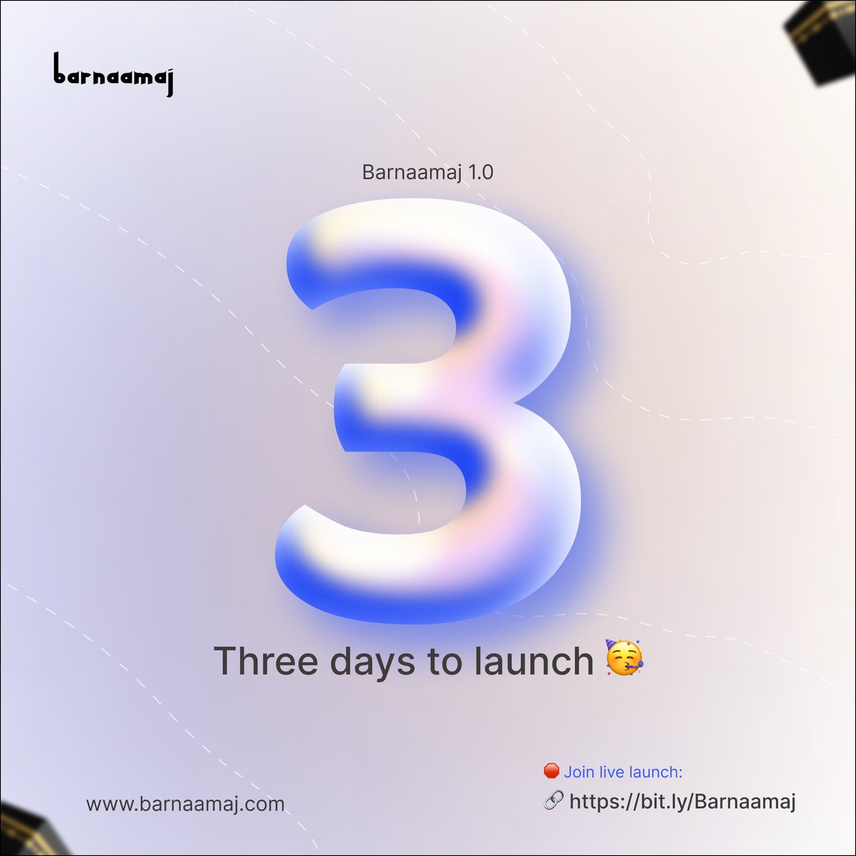 3 days to go 🥳

The anticipation is building! Make sure to mark your calendars for the big reveal of Launch 1.0. You won't want to miss it.

#tech #productlaunch #tech #future #building #islam #hajj #umrah #pilgrimage #development #design #countdown #countdownbegins