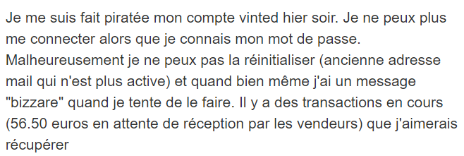 SignalArnaques's tweet photo. Attention si vous êtes un utilisateur de #Vinted : une vague de piratage est en cours. Nous recevons régulièrement des témoignages de ce genre depuis quelques semaines. https://t.co/9YDFEzdvIG