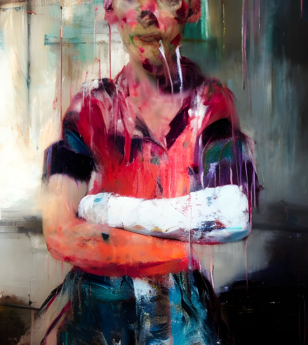 "broken arm"

objkt.com/asset/KT1GNe5B…

oil painting + ai

1/1

#painting #tezoscommunity #objktnft #NFTCommmunity