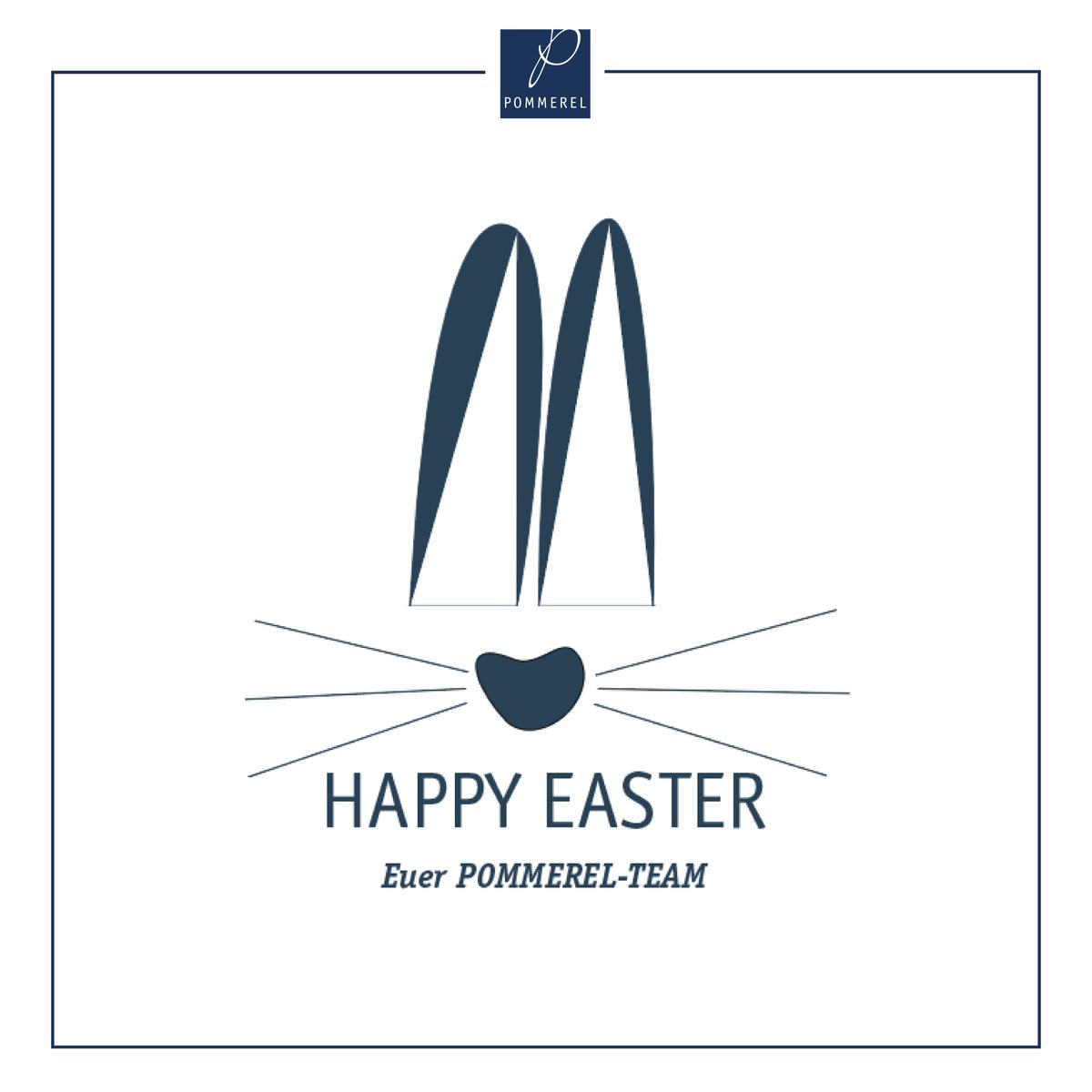 POMMEREL's tweet photo. Wir wünschen Euch zu Ostern🐣 viele glückliche Momente, gemeinsame Zeit  mit Euren Lieben und natürlich Schokohasen 🍫🐰  Lasst es Euch gutgehen und  genießt die Feiertage! ☀️ #ostern #ostzeit #ostereier #Feiertage #pommerel https://t.co/8jgt9BfwZ4