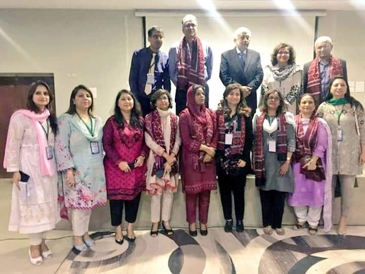 #ThrowBack 6April 2019, 
Central leader of PPP and MNA Dr @ShahNafisa addressed to 'First Public Health Multidisciplinary Conference' and Also As a Chief Guest Distribute Excellency awards at Jinnah Sindh Medical University, Appna Institute of Public Health.