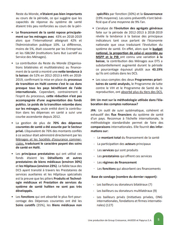 Haiti1Dev's tweet photo. #Dev58
Pourquoi publier les comptes nationaux de santé ?
Á quel besoin cette publication répond-elle ?
#DevHaïti dans son 58e numéro vous apporte les réponses avec le Dr. JEAN Patrick Alfred, directeur de l'UEP au MSPP.
Téléchargez le lien👇
https://t.co/LigqR9YARf https://t.co/OzBe6UAH34